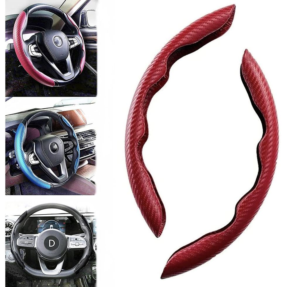 Steering Wheel Covers Universal Car Cover Wooden Pattern Auto