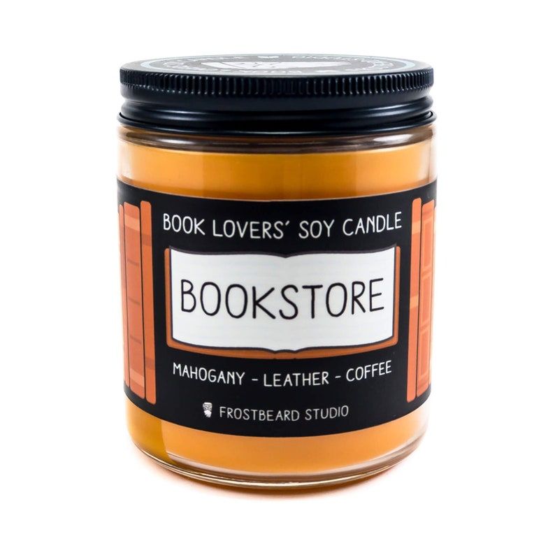 Bookstore Candle
