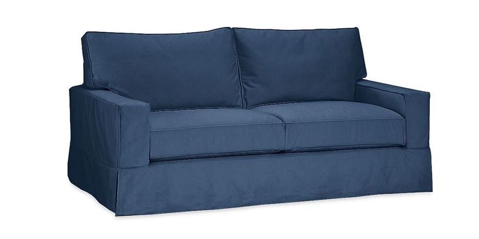 Comfort Square Arm Slipcovered Sleeper Sofa
