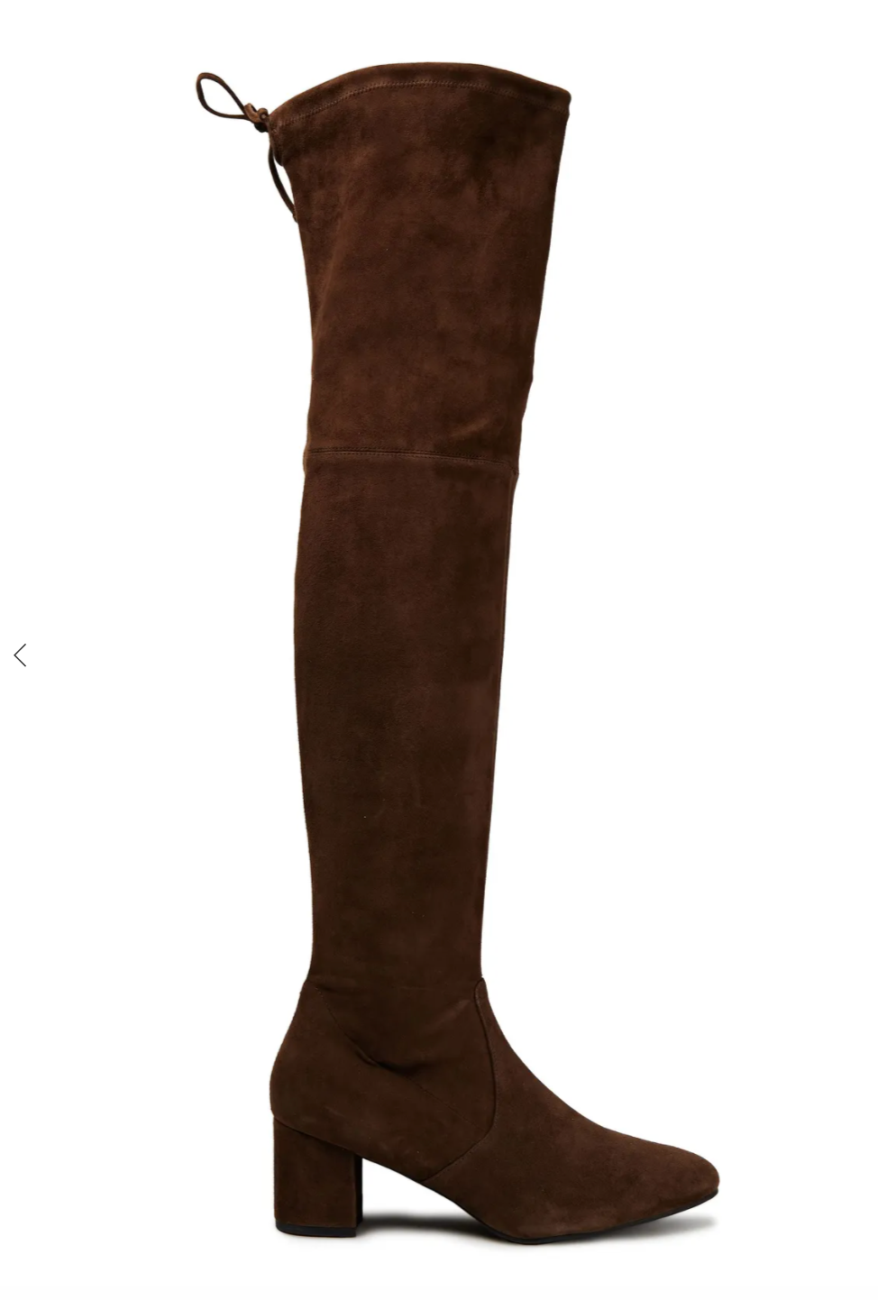Genna Stretch-Suede Over-the-Knee Boots