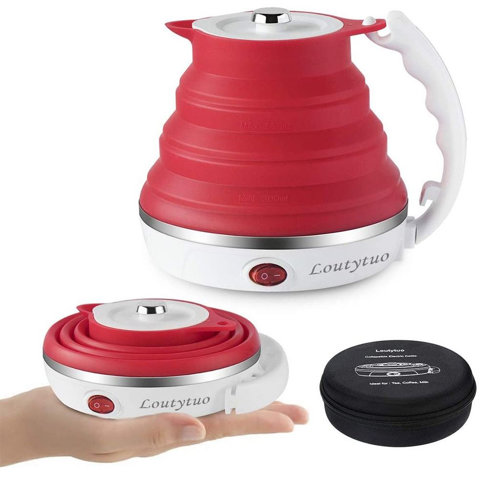 LOUTYTUO Silicone Foldable Electric Kettle