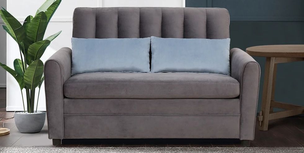 Kimberlye Velvet Square Arm Sofa Bed
