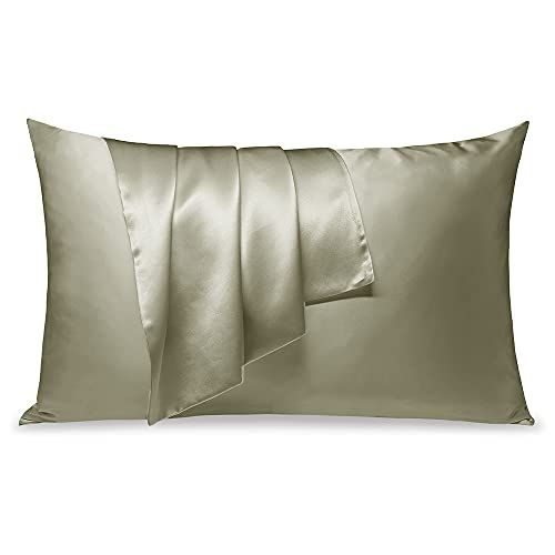 One Piar Of Silk Satin Pillowcase Set For Cool Hair And Easy To Wash 