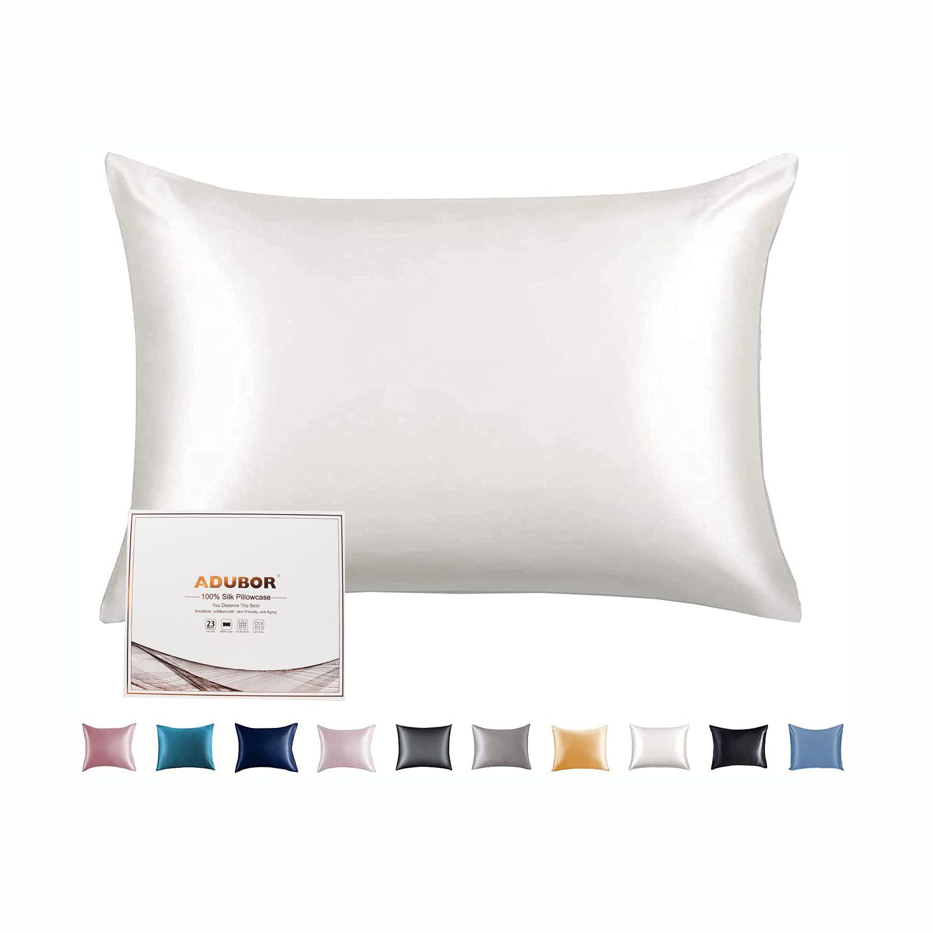 Silk Life Satin Pillow Case for Hair & Facial Skin to prevent wrinkles Hidden Zi 