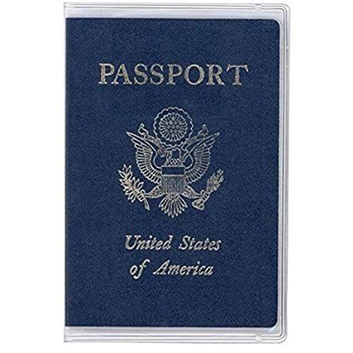 Clear Plastic Passport Cover (Pack of 5) 