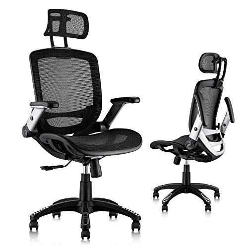Details about   Home Office Chair Ergonomic Desk Chair Mesh Computer Chair with Lumbar Support 