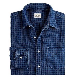 J.Crew Indigo-dyed Twill Shirt J.Crew Indigo-dyed Twill Shirt