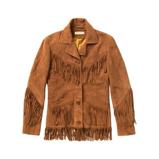 Lamb Suede Fringed Jacket