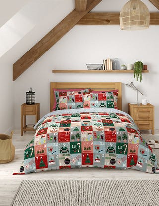 Cotton Rich Advent Calendar Bedding Set