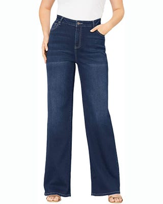 Wide-Leg Jean with Invisible Stretch