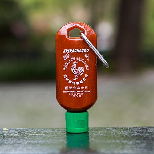 Sriracha Keychain