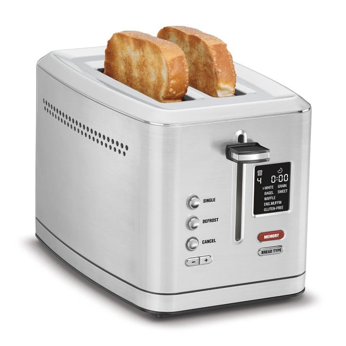 a plain toaster and nothing but a toaster