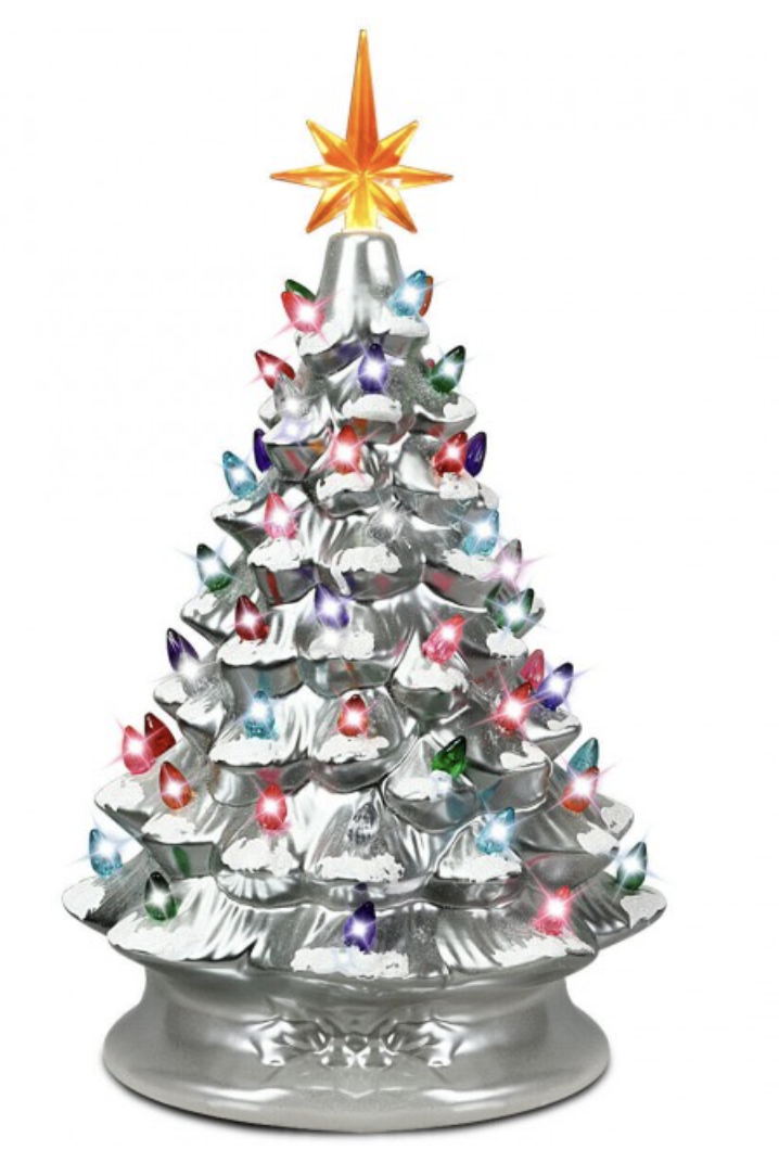  Ceramic Christmas Tree Tabletop Ornaments Vintage Ceramic  Christmas Tree Holiday Decorations with Multi-Color Lights,Festival  Gift,Desktop Decor,Not Including Batteries,15 inch Ceramic Christmas Tree :  Home & Kitchen