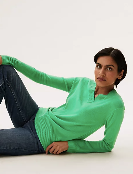 Supersoft V-Neck Jumper