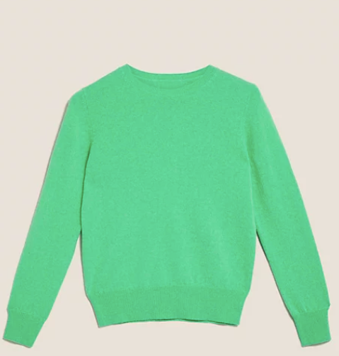 Pure Cashmere Crew Neck Jumper 