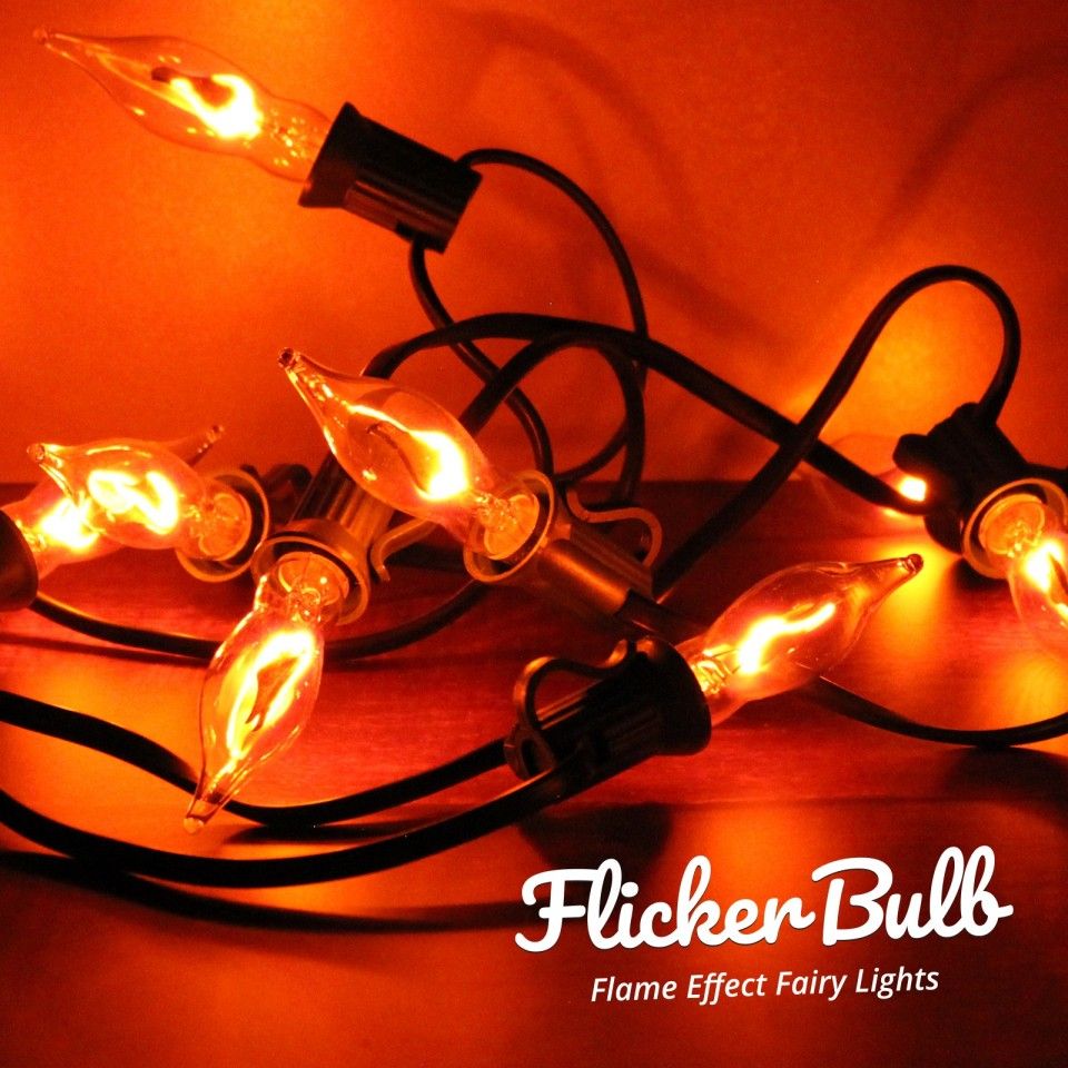 Glow Flicker Bulb Fairy Lights 