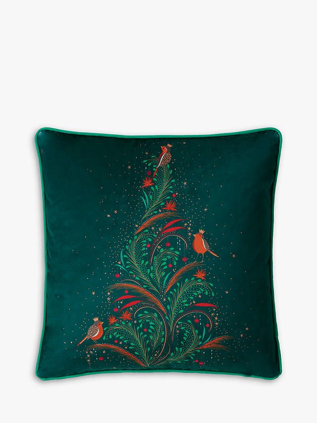Cushion Cover in Sophie Allport HOME FOR CHRISTMAS 14" 16" 18" 20" Santa Tree 