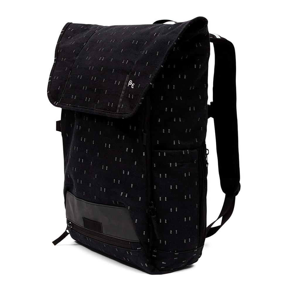 Retro Printing Small Backpack Waterproof Flap Bookbag Perfect