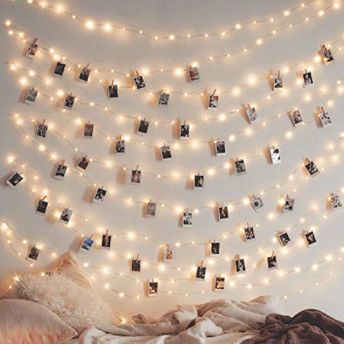 Copper String Lights with Remote Control
