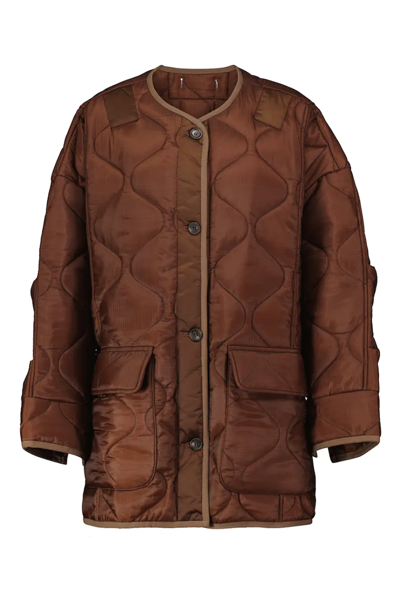 Teddy Quilted Oversized Jacket