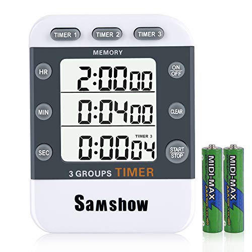Samshow Digital Dual Kitchen Timer