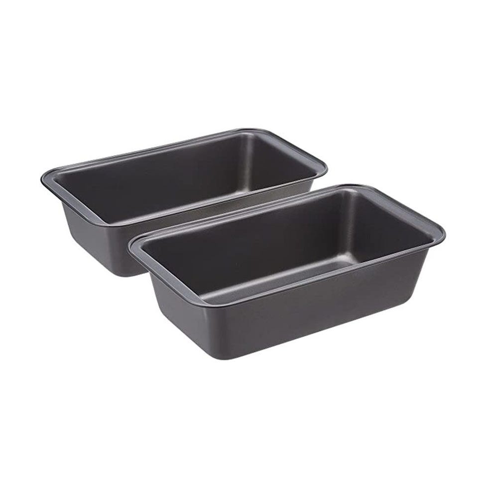 Amazon Basics Nonstick Baking Bread Loaf Pan, Set of 2