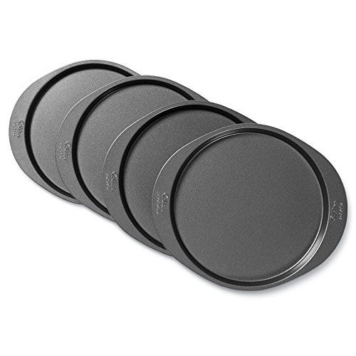 Wilton Easy Layers Round Layer Cake Pans Set, 4-Piece