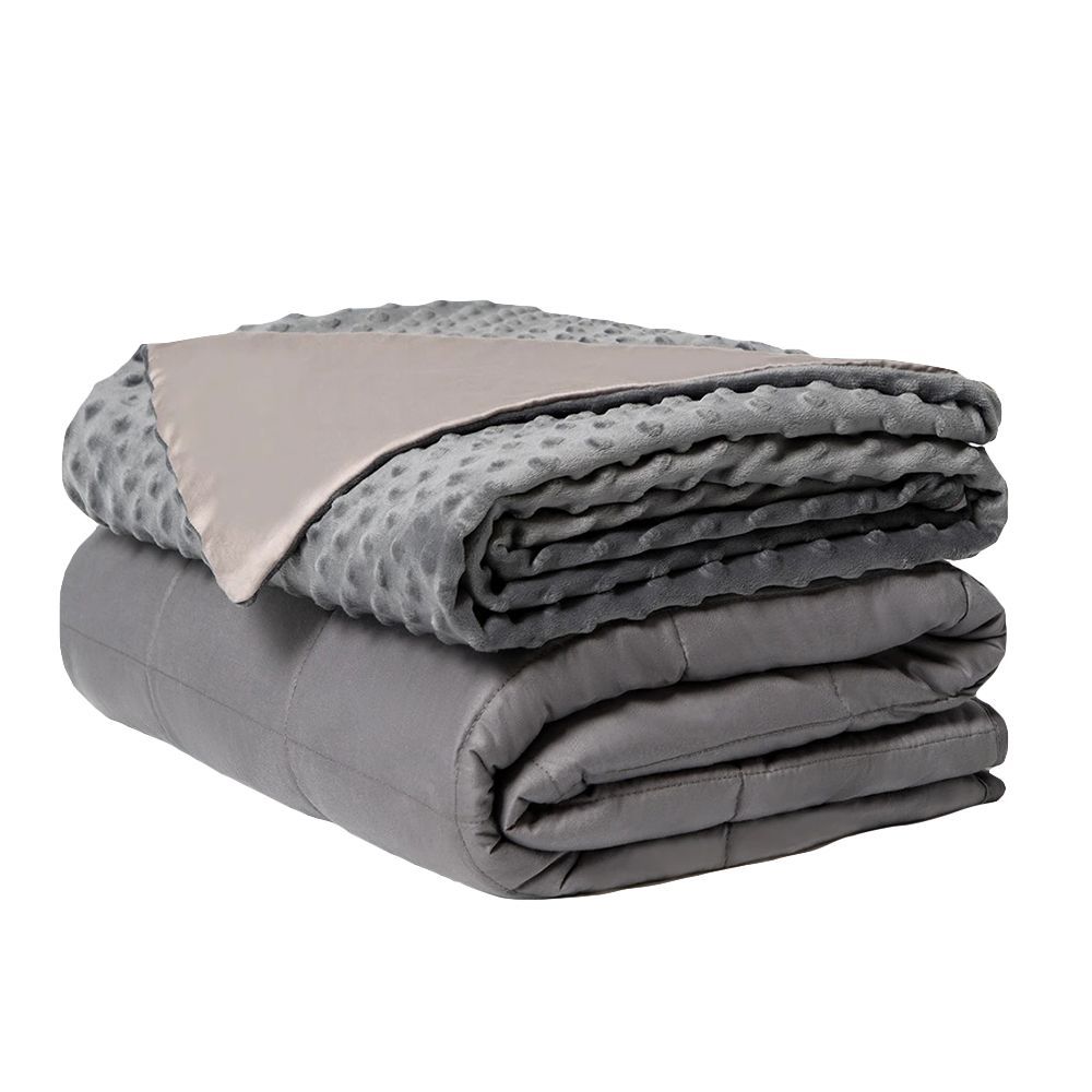 Great for Relaxing 100% Cotton Material with Glass Beads for Adults Sivio Weighted Blanket 60 x 80, 15lbs for 130-170lb Individual, Grey