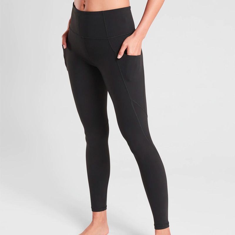 Athleta, Luxe Lace 7/8 Floral Mesh Detail Leggings Tights