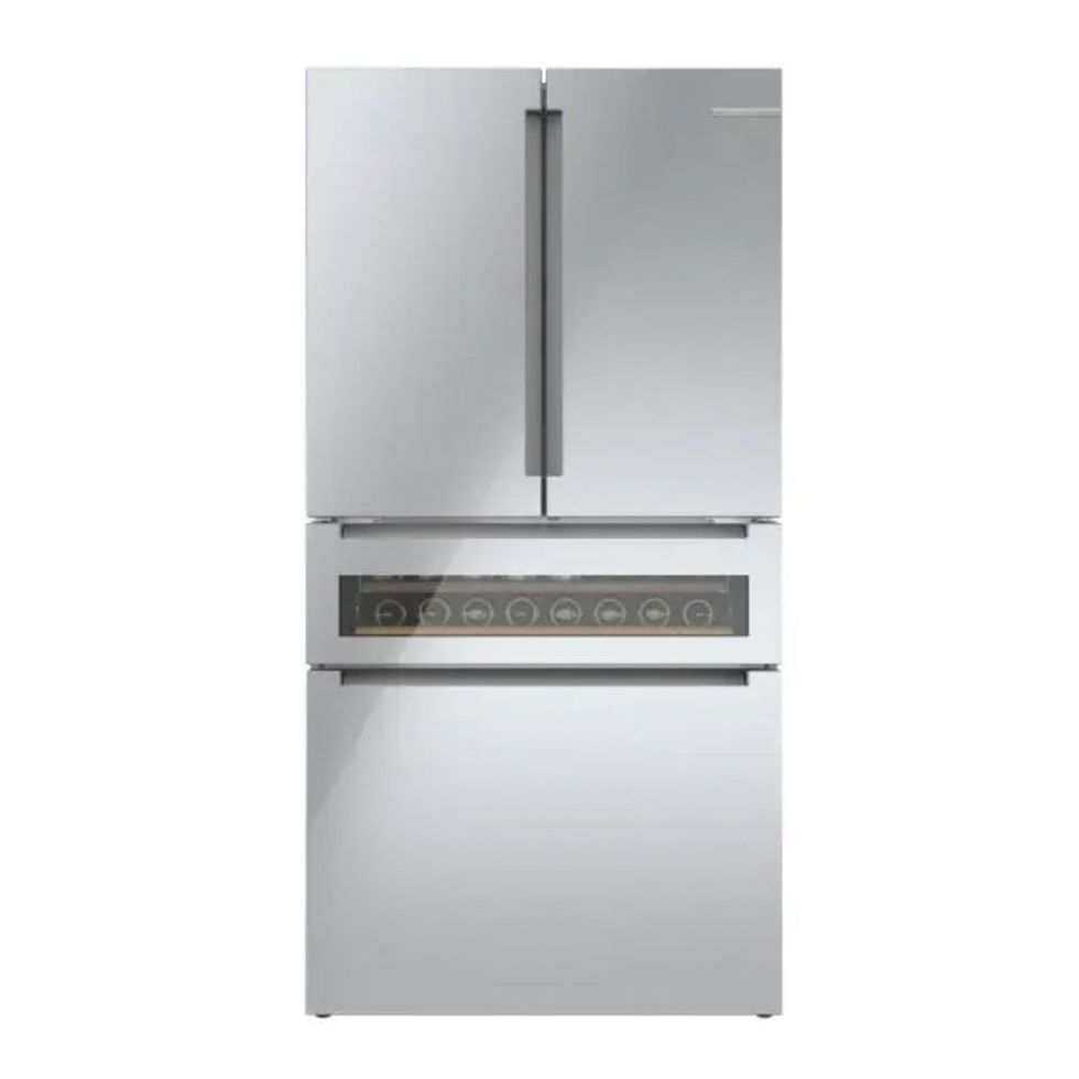 Bosch 800 Series 36-Inch 21-Cubic-Foot French Door Refrigerator in Stainless Steel with Refreshment Center