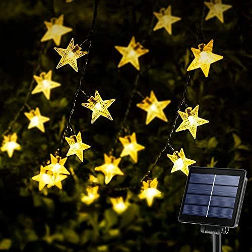 Star Solar Christmas Lights 