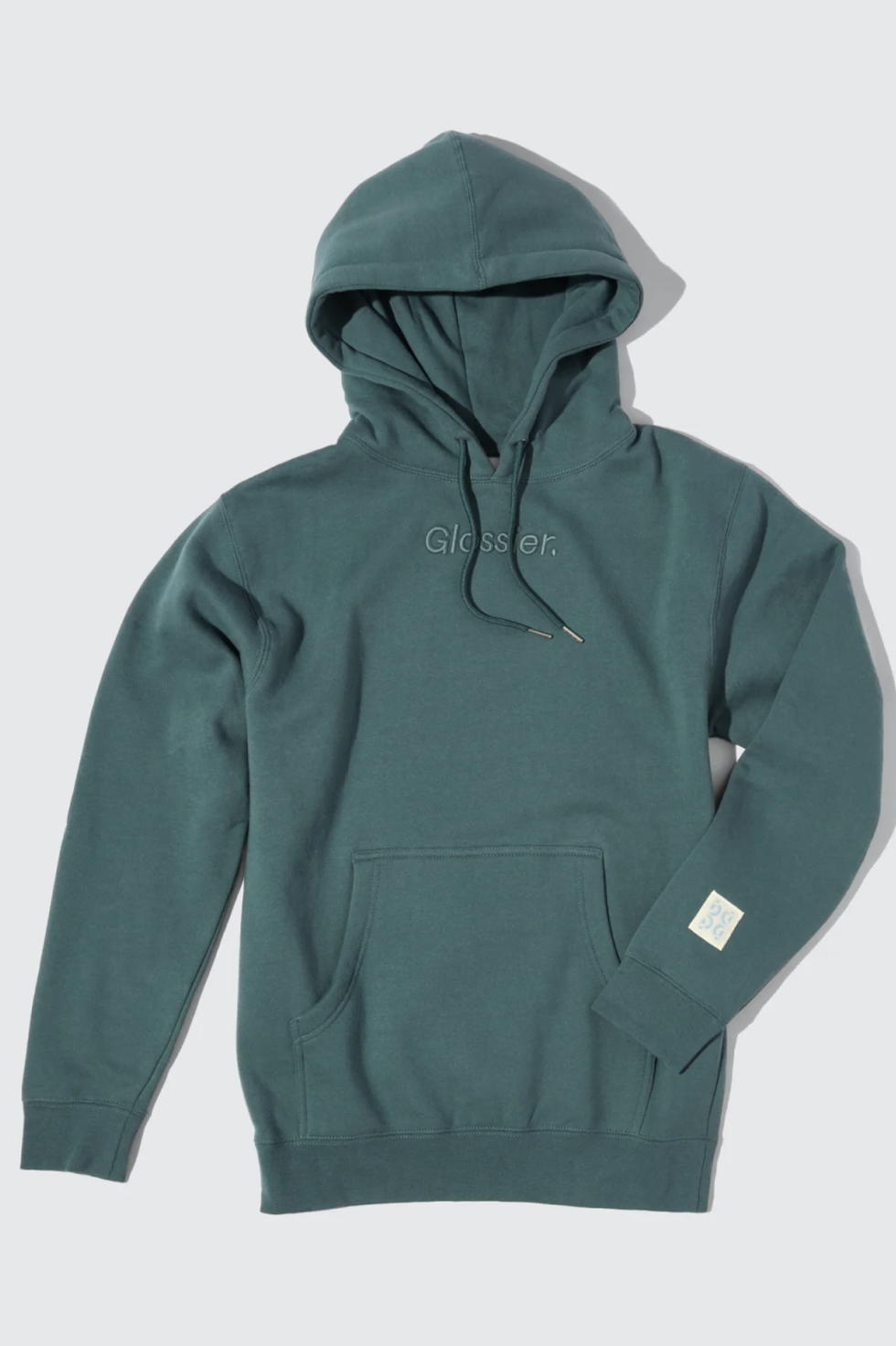 Embroidered Soft Sage Hoodie