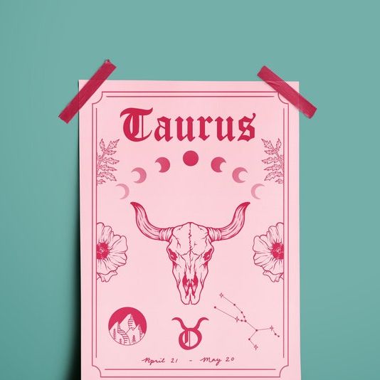 Taurus Zodiac Astrology Art Print