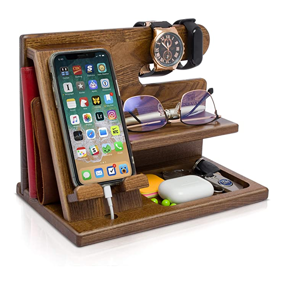 Wood Phone Docking Station