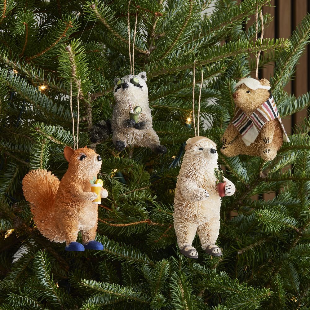 Stuffed animal shop christmas tree ornaments