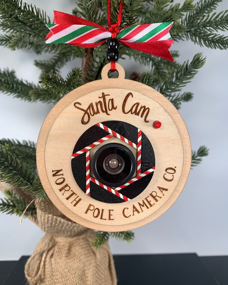 Santa Cam Ornament 