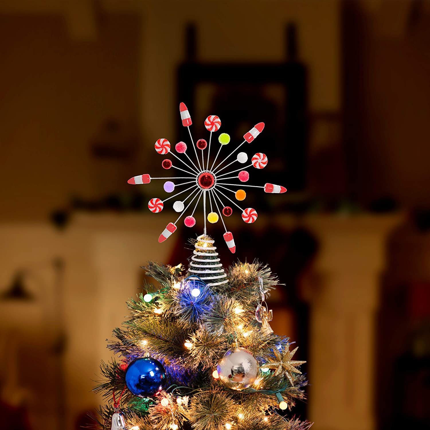 whimsical christmas tree toppers