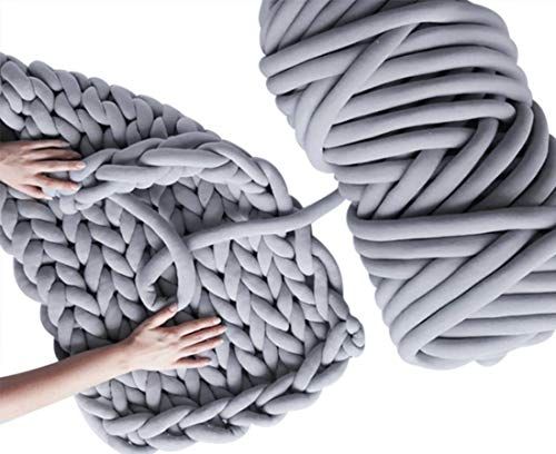 Arm Knit Yarn for Chunky Braided Knot Throw Blanket 