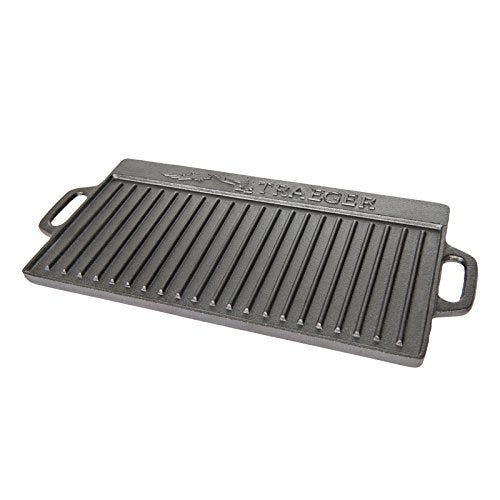 Bruntmor Square 3-in-1 Cast Iron Grill/Griddle Pan w/Reversible Lid,  Rectangle - Foods Co.