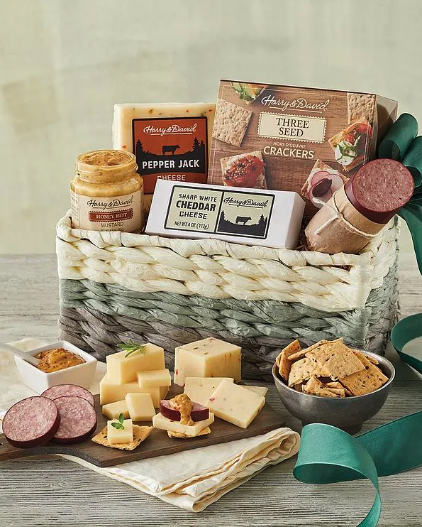 Meat and Cheese Gift Basket