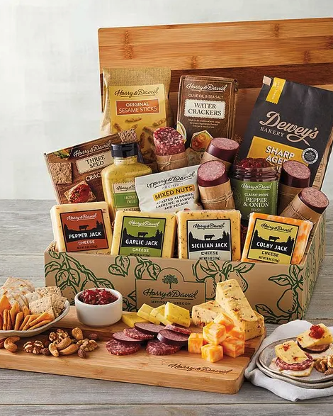 Beef Summer Sausage Gift Box, Gourmet Cheese Gifts