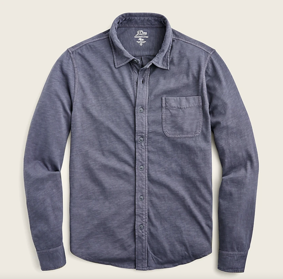 Slim Garment-Dyed Harbor Shirt