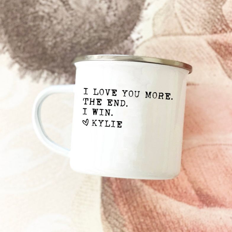 'I Love You More' Mug