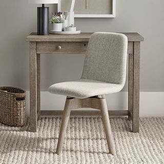Zoe Upholstered Swivel Desk Chair