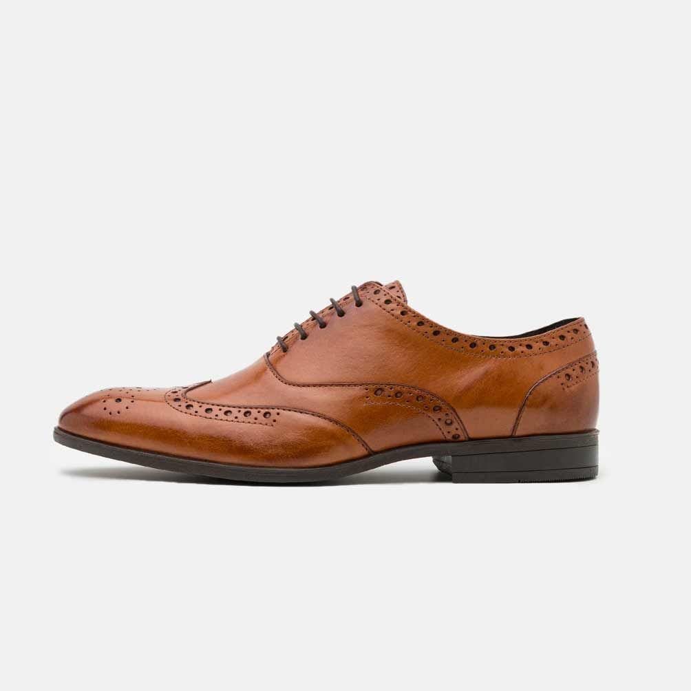 Zapatos Zapatos para hombre Oxford y con punto en ala Nordstrom Carson 12 M cuero bronceado hombres 12m zapatos de vestir ocasión especial 