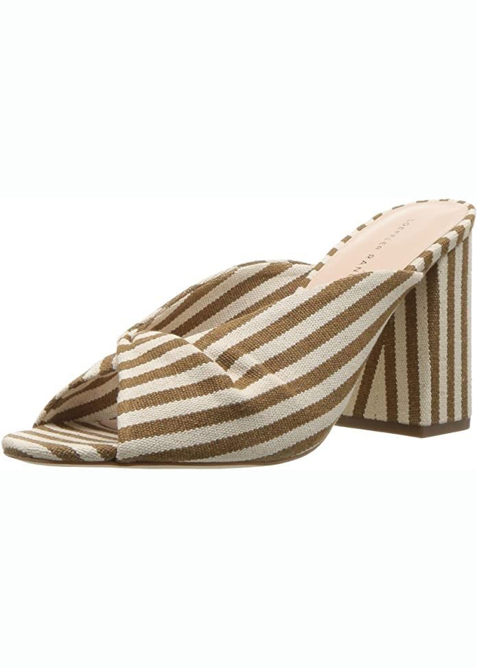 Woven Stripe Heeled Sandal