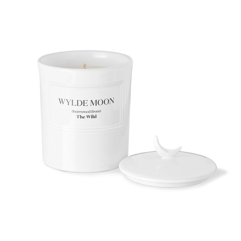 Single Wick Scented Candle with Crescent Lid