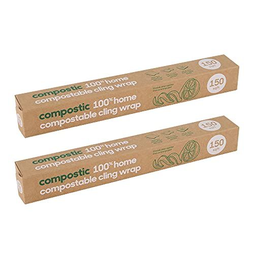 100% Home Compostable Cling Wrap (2 Pack)