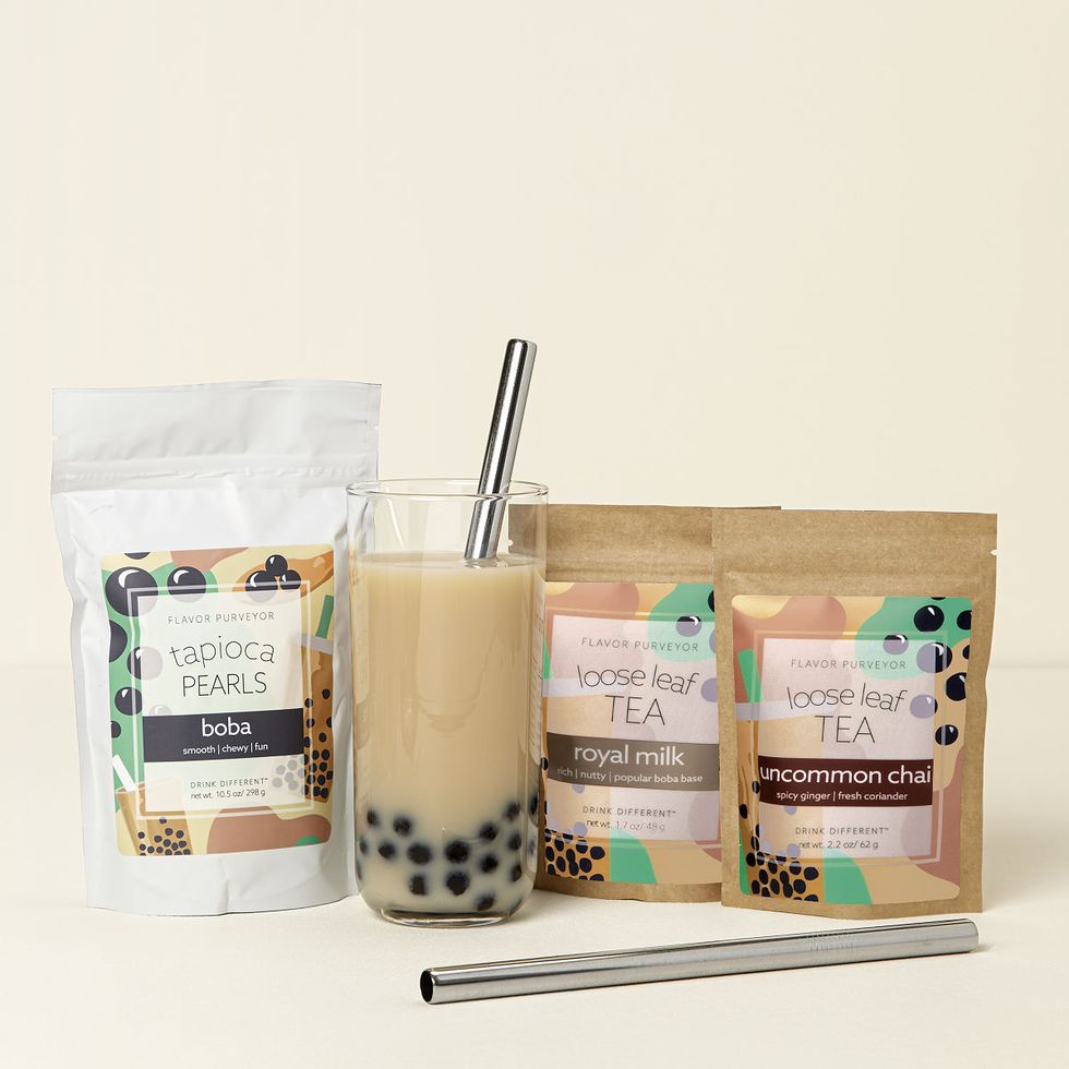 Bubble Tea Kit, Lactose-Free Boba Tea