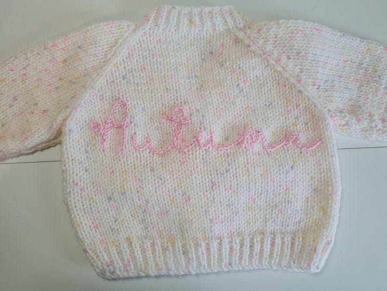 Personalised Baby Cardigan